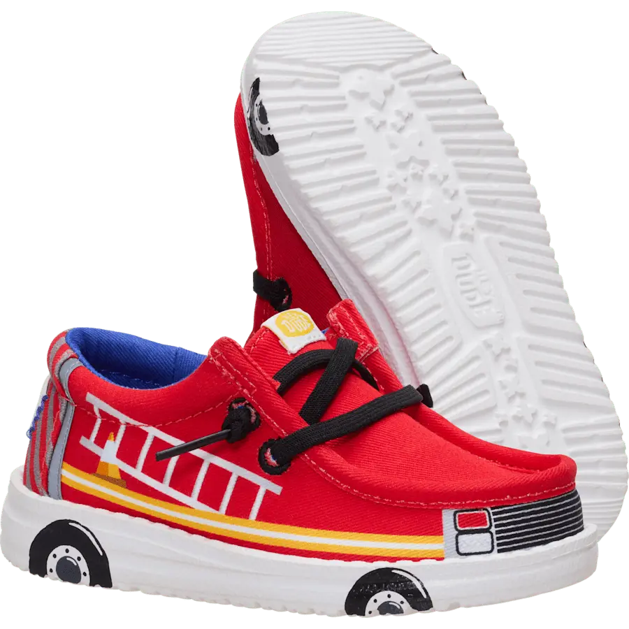 Wally Funk Toddler Firetruck - Image 4